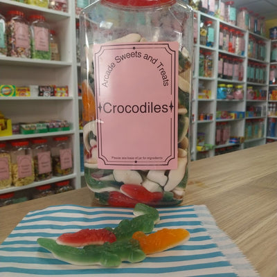 Crocodiles - fruit flavour jelly sweets