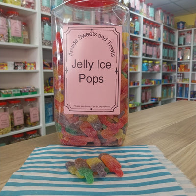 Jelly Ice Pops - fruit flavoured jelly sweets shaped like popsicles
