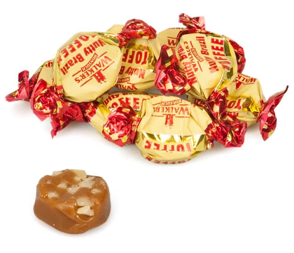 Nutty Brazil Toffees - Deliciously creamy toffee with Brazil nut pieces