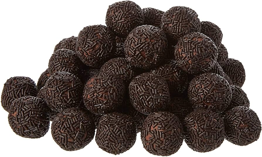 Rum Balls - Rum balls covered in sugar and cocoa sprinkles