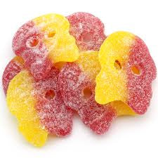 Sour Skulls BUBS - Sour fruit flavour jelly skulls