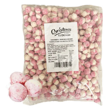 Strawberry and Cream Chewy Bon Bons
