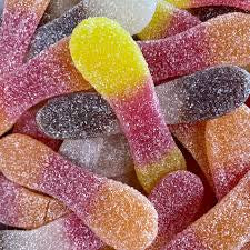 Vegan Fizzy Tongues - Fruit & cola flavour gummies with a sour coating