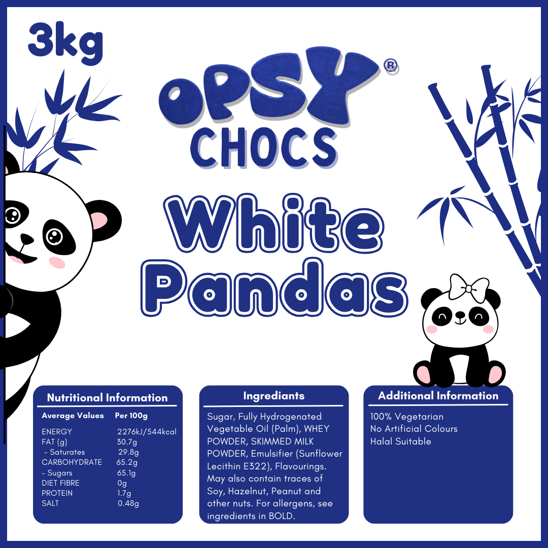 White Chocolate Pandas
