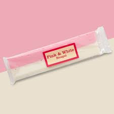 Pink & White Nougat - Strawberry & vanilla flavour nougat