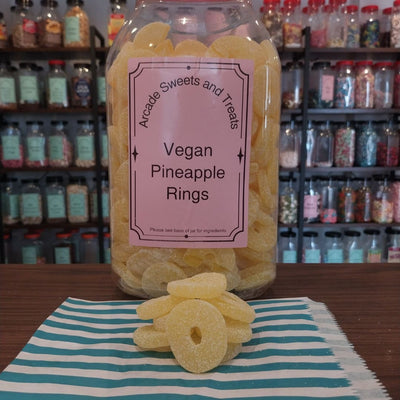 Vegan Fizzy Pineapple Slice Sweets
