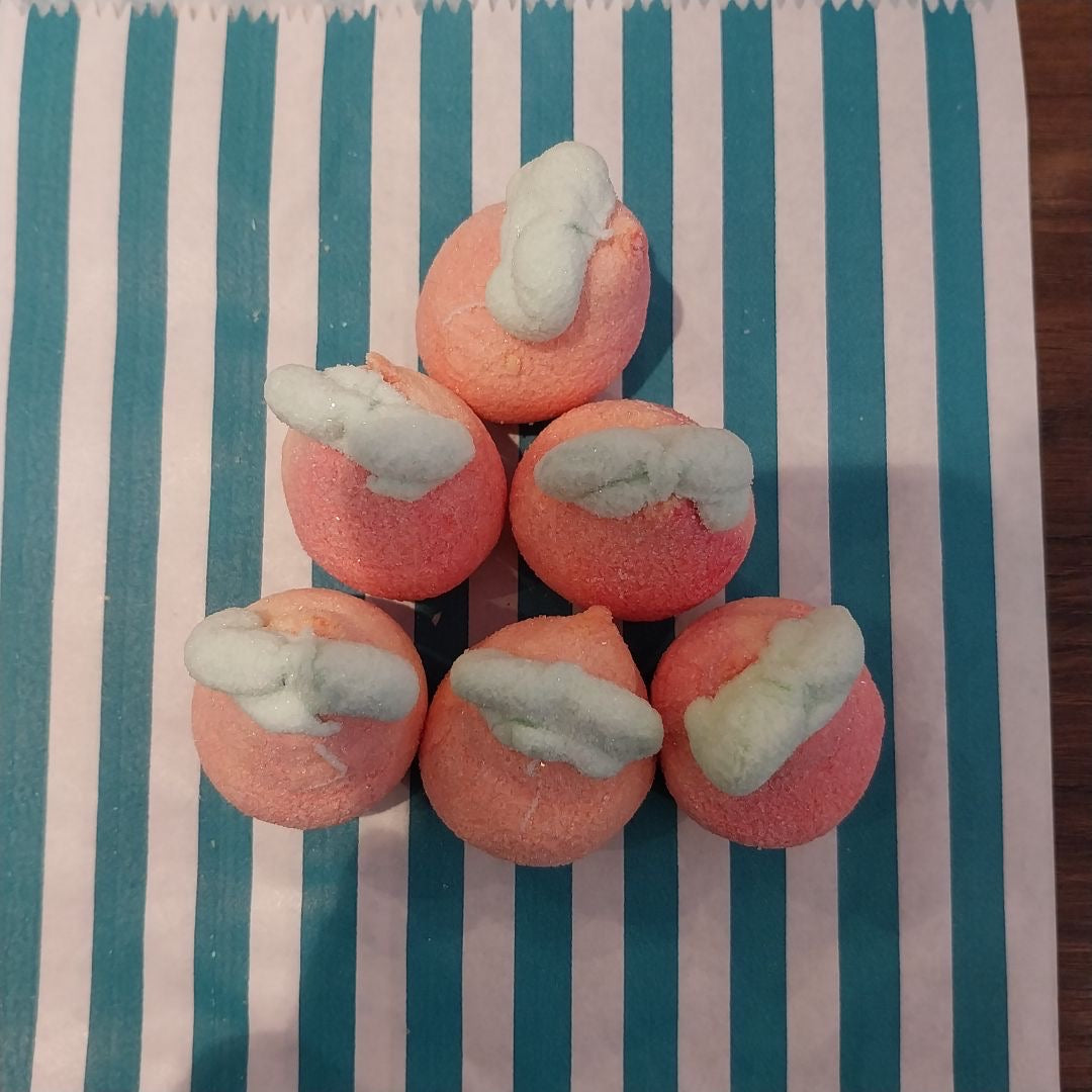 Peach Flavoured Jelly Filled Marshmallows