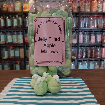 Apple Flavoured Jelly Filled Marshmallows