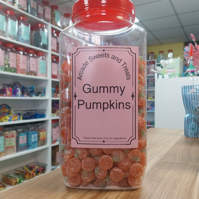 Gummy Pumpkins - orange flavour gummy sweets