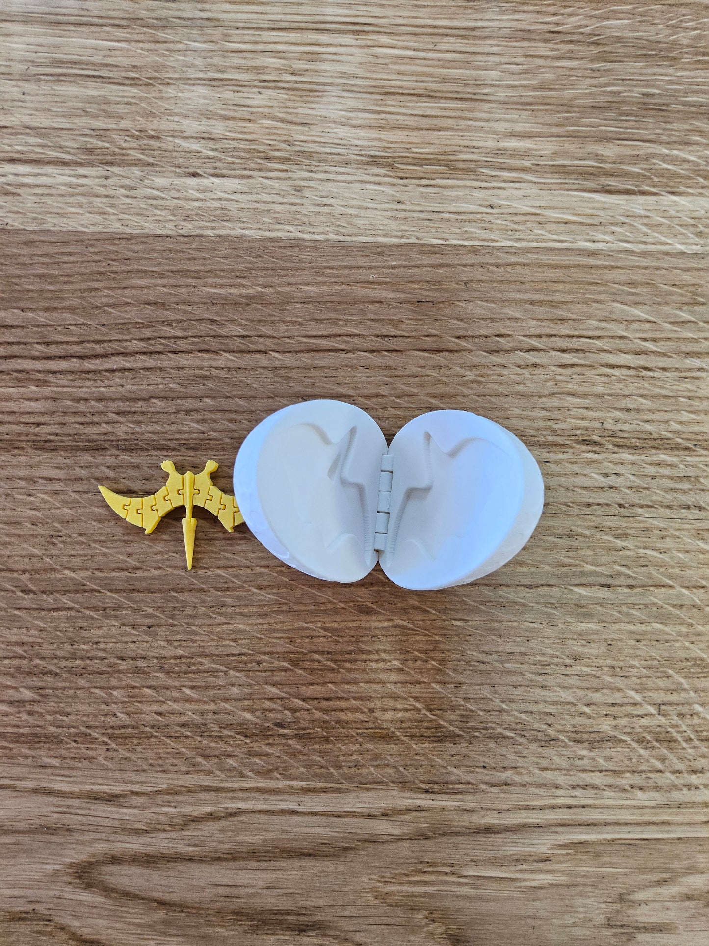 3D Printed Dinosaur Egg with a small Pterodactylus inside