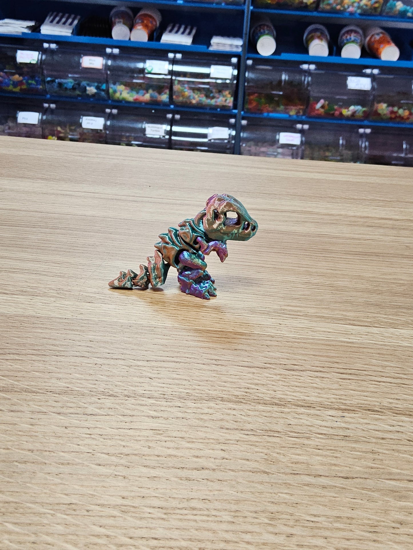 3D Printed T-Rex skeleton model