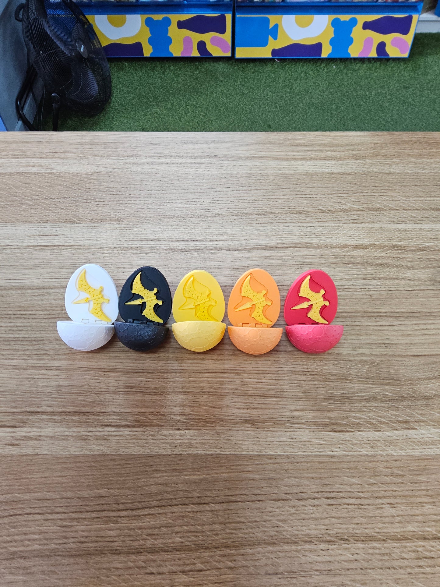 3D Printed Dinosaur Egg with a small Pterodactylus inside
