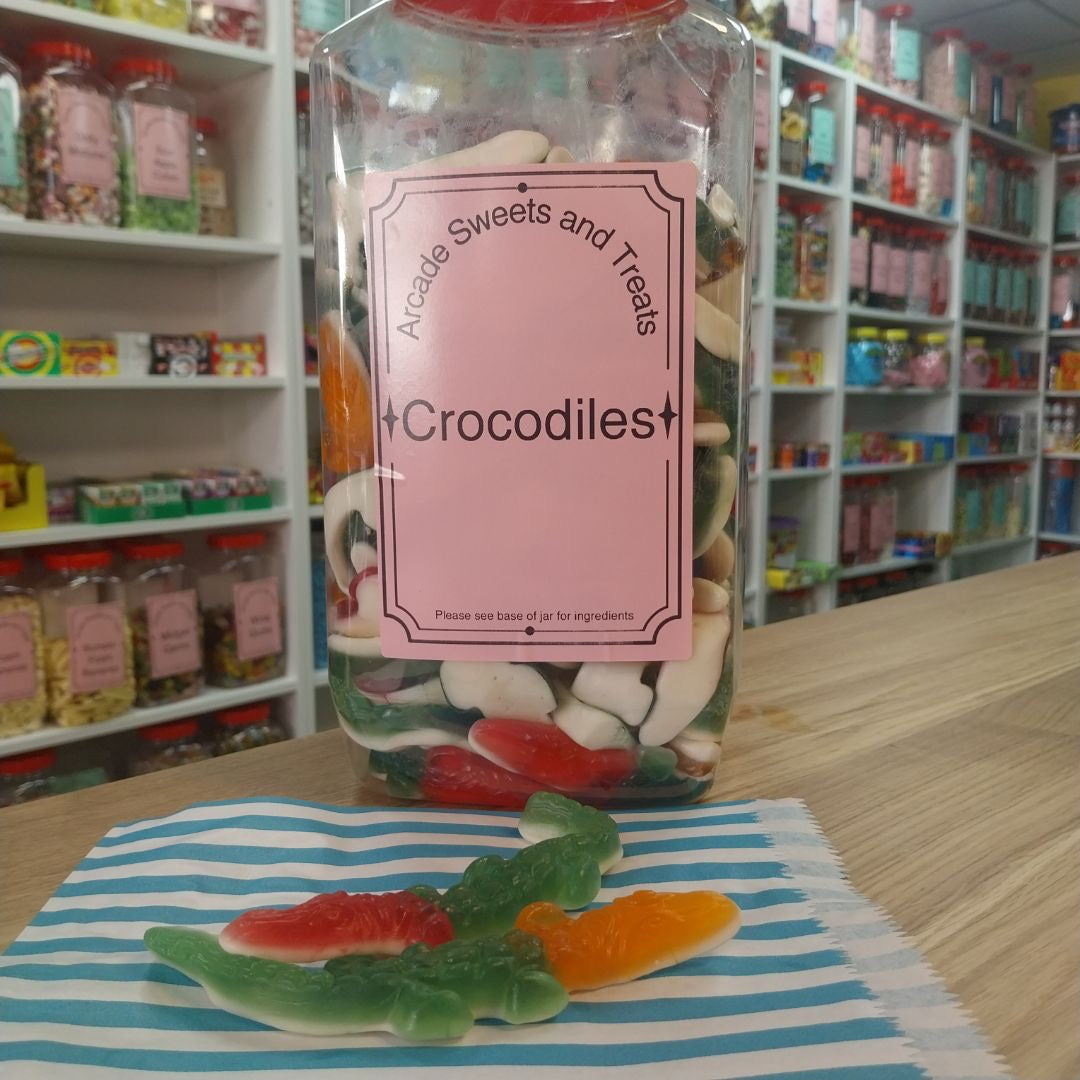 Crocodiles - fruit flavour jelly sweets