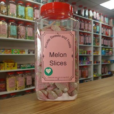 Melon Slices - Melon flavour gummies with a sour coating