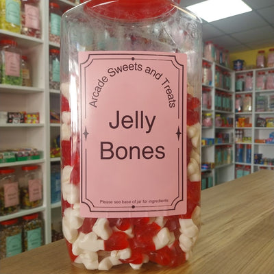 Jelly Bones - strawberry flavoured jelly sweets