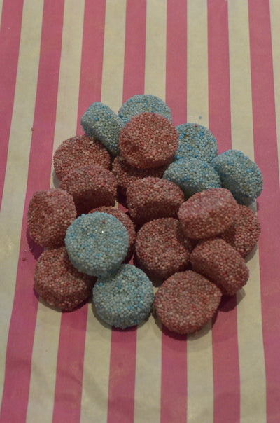 Jelly Spogs/Buttons - Aniseed flavoured jellies with a bobbly sugar coating