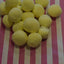 Traditional Lemon Bon Bons - Traditional dusted lemon flavoured bon bons with a devon toffee centre