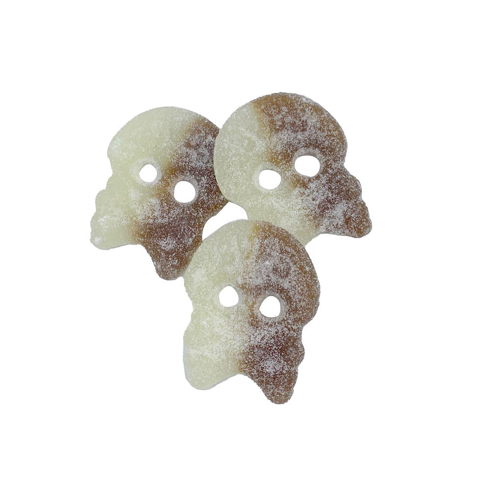 Cola Skulls BUBS - Sour cola flavour jelly skulls