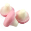 Mushrooms - strawberry flavour foam sweets