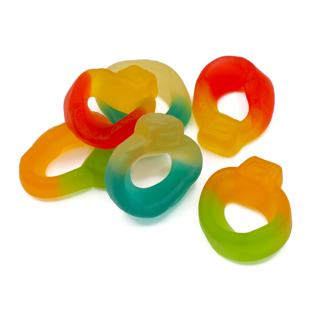 Friendship Rings - strawberry flavour jelly sweets