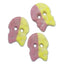 Raspberry & Lemon BUBS Skulls - 
Raspberry and citrus sour foam skulls