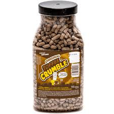 Toffee Crumble - Chocolate, biscuit, and caramel flavoured confectionery dusted with cocoa powder