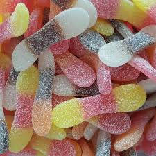 Vegan Fizzy Tongues - Fruit & cola flavour gummies with a sour coating