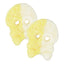 BUBS Passion Pineapple Skulls - Pineapple and passion fruit flavour jelly skull with a sour sugar coating