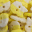 BUBS Passion Pineapple Skulls - Pineapple and passion fruit flavour jelly skull with a sour sugar coating
