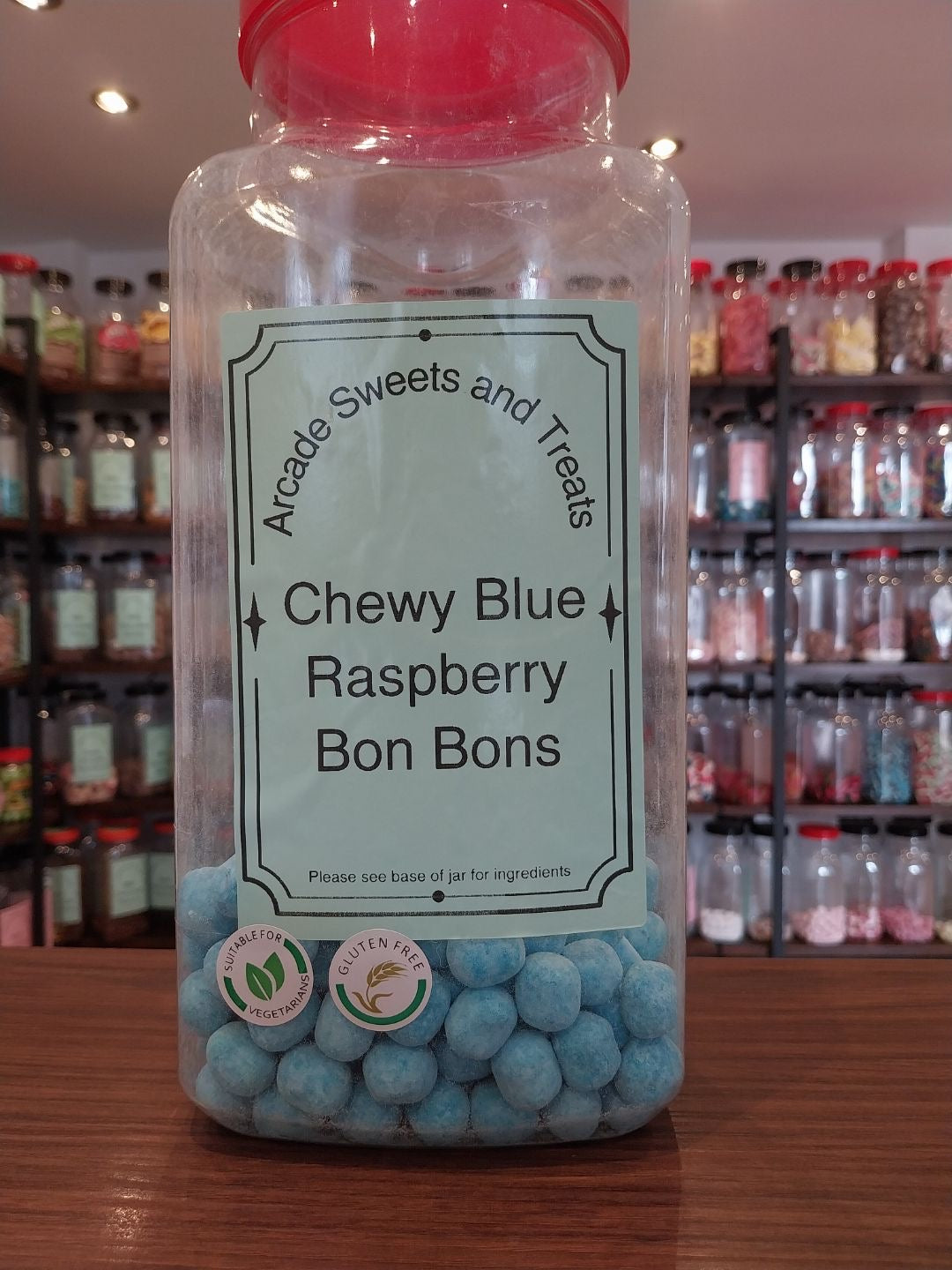 Blue Raspberry Bondons Chewy Blue Raspberry Bon Bons - sugar dusted blue raspberry flavour ch ...