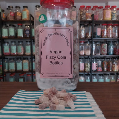 Vegan Fizzy Cola Bottle Sweets