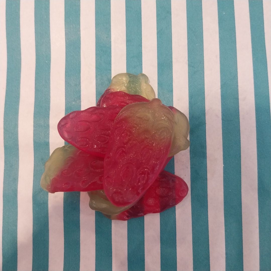 Giant Strawberries - Strawberry flavoured jelly sweets