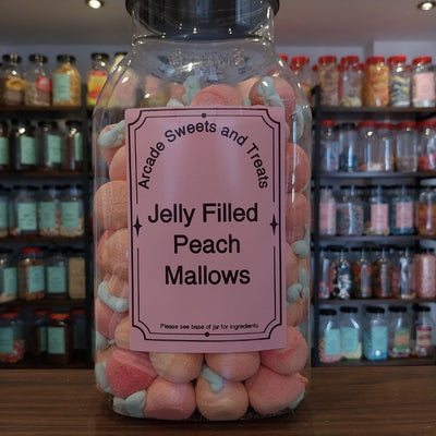 Peach Flavoured Jelly Filled Marshmallows