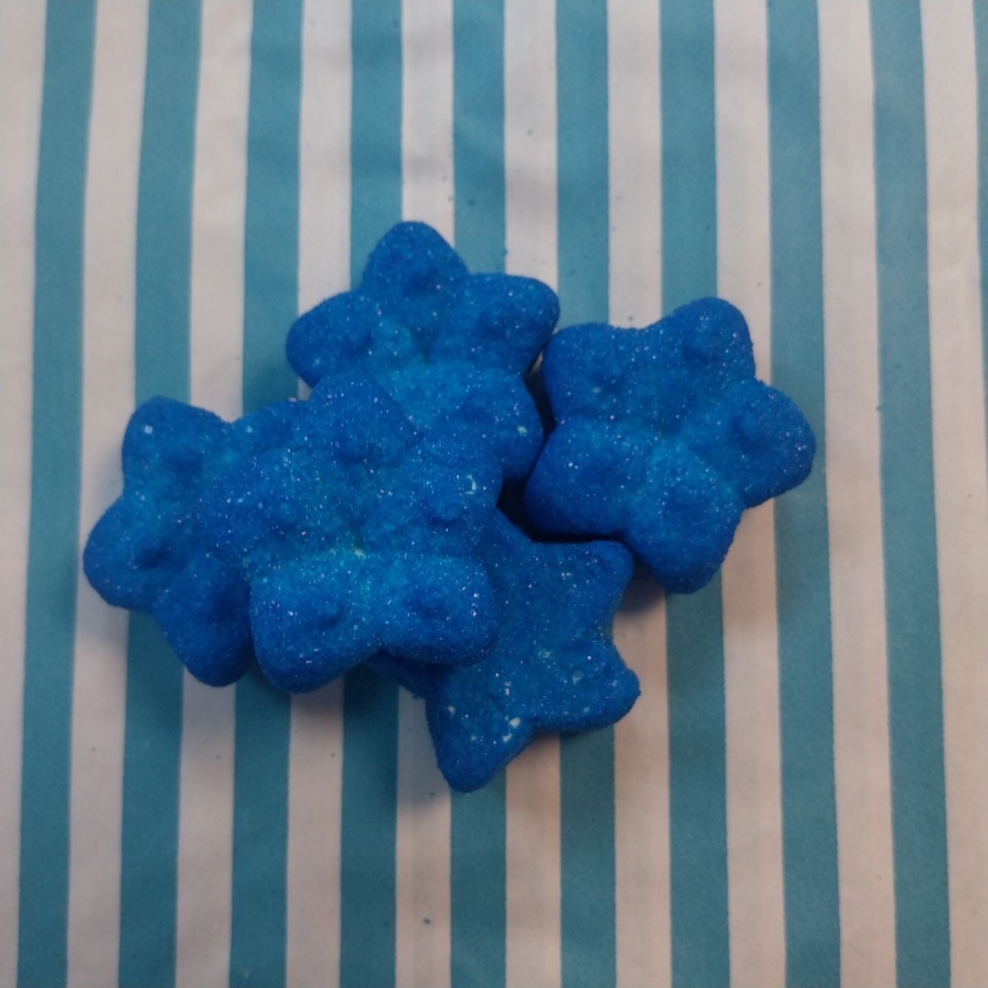 Blue Star Shaped Wild Fruit Flavour Marshmallows