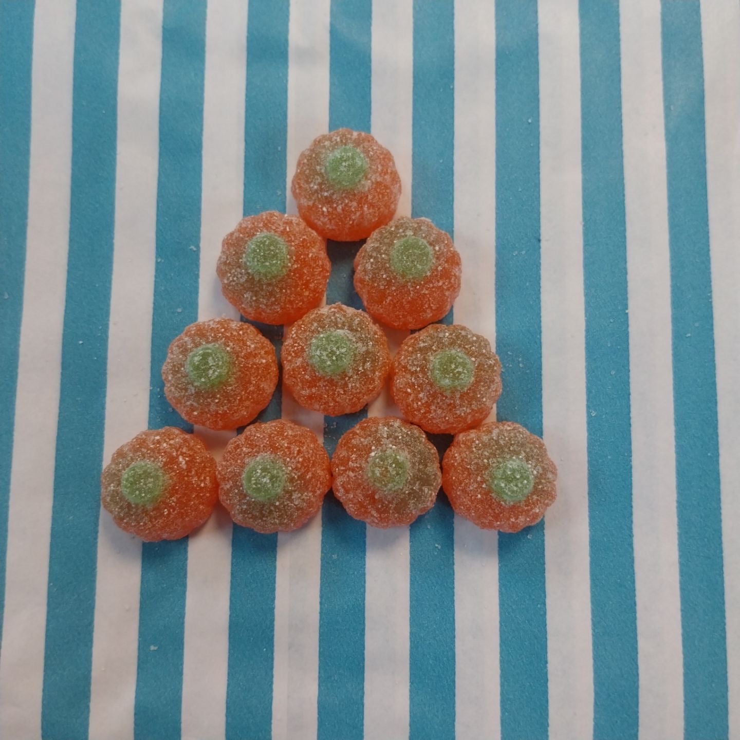 Gummy Pumpkins - orange flavour gummy sweets