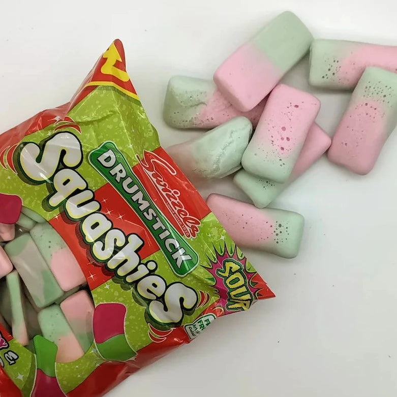 Squashies Sour Apple And Sour Cherry - Freeze Dried Sweets