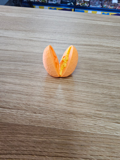 3D Printed Dinosaur Egg with a small Pterodactylus inside