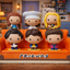 Friends Central Perk Orange Sofa Display Stand for  McDonald's Adult Happy Meal Toy set.