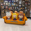 Friends Central Perk Orange Sofa Display Stand for  McDonald's Adult Happy Meal Toy set.